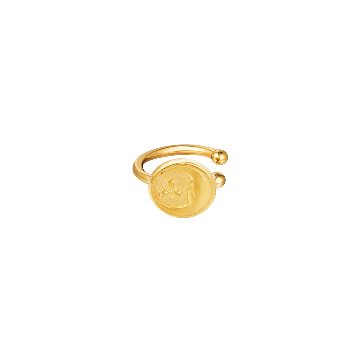 Earcuff Luna acciaio inossidabile SCIARAH