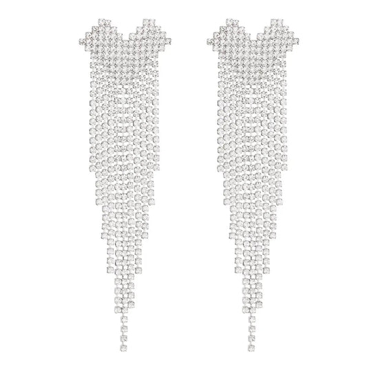 Holiday Collection Orecchini con strass Luxury Argento SCIARAH